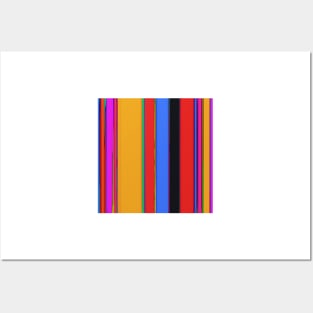 Bright stripes Posters and Art